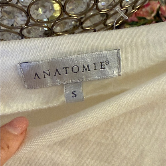 Anatomie Elegant Cream Long Sleeve Top size S - Picture 2 of 4